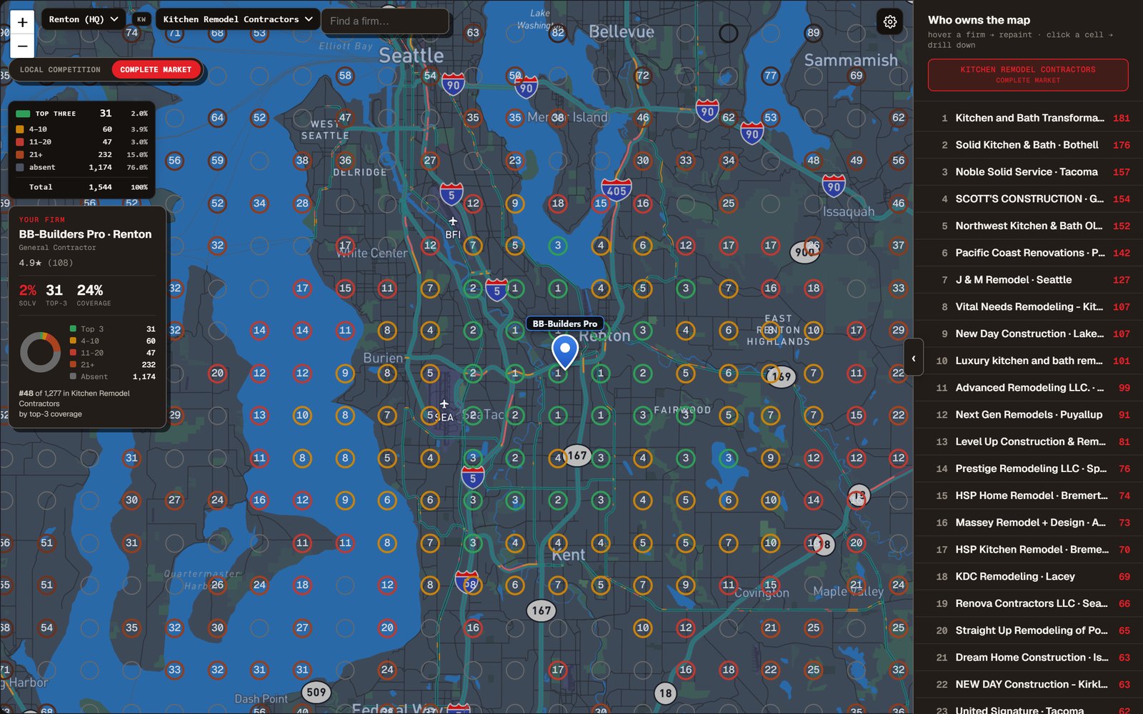 Open the live map