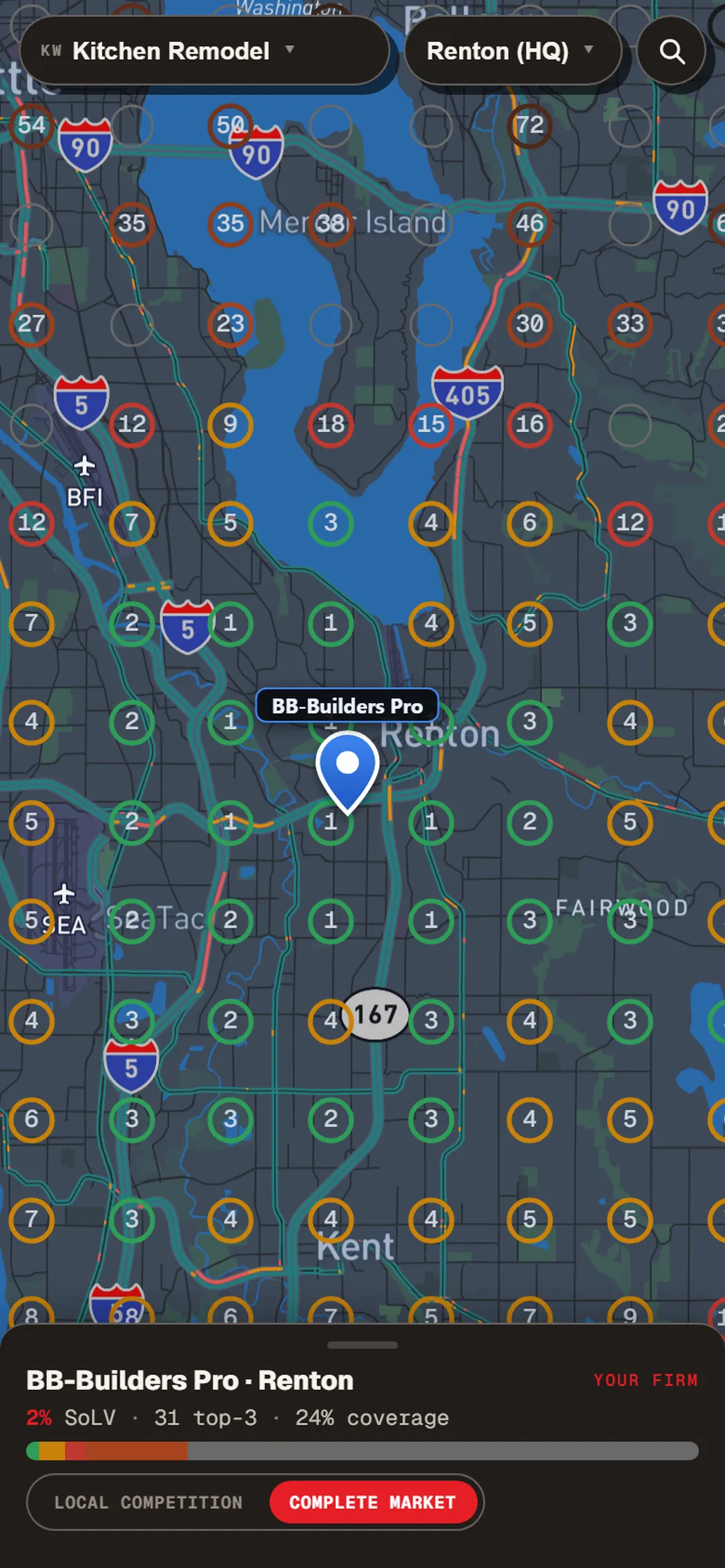 Open the live map