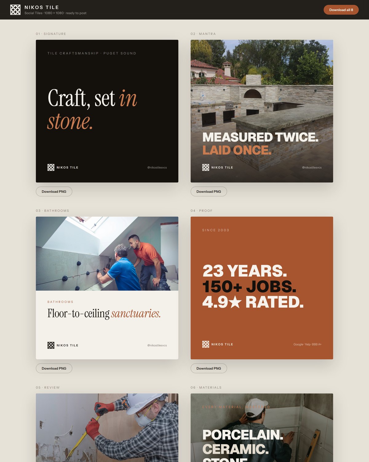 Niko’s Tile — social tiles